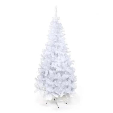 Imagem de Árvore De Natal Branca Pinheiro 1,80 Papai Noel 320 Galhos - Rio Maste