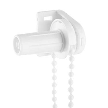 Imagem de Acess¨®rios para cortinas de rolos de 17mm,cortinas para cortinas de rolos suporte de embreagem lateral kit de montagem de reparos de corrente de polia Tratamentos de janela corrente de contas co,