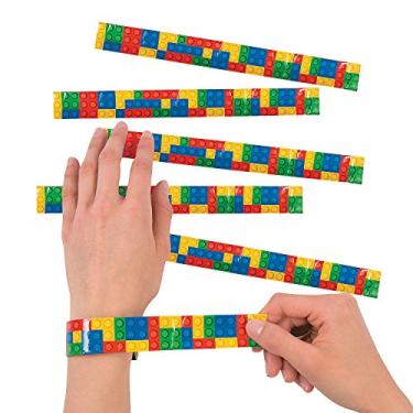 Imagem de Pulseira de festa divertida Express Color Brick (conjunto com 12) artigos de festa e brindes