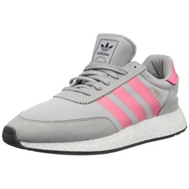 Imagem de adidas Originals Women's I-5923 Running Shoe, Grey/Chalk Pink/Black, 8 M US