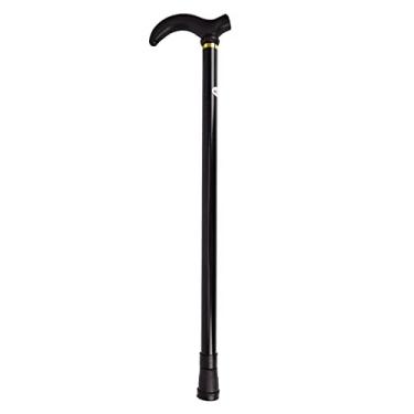 Imagem de Bengala em Alumínio Com Regulagem de Altura Bastão Ajustável 90cm (Preto)