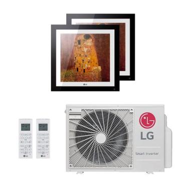 Imagem de Ar-Condicionado Multi Split Inverter LG Artcool Gallery 18.000 BTUs (2x Evap Artcool Gallery 9.000) Quente/Frio 220V