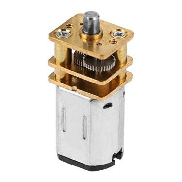 Imagem de Motor de engrenagem DC, mini motor de baixa velocidade de metal com engrenagem de cobre para modelos de robô DIY 3-6V