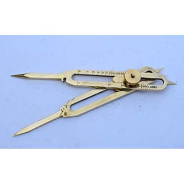 Imagem de Ferramenta promocional de rascunho de metal sólido de 15,24 cm Pinça de bússola de navegação