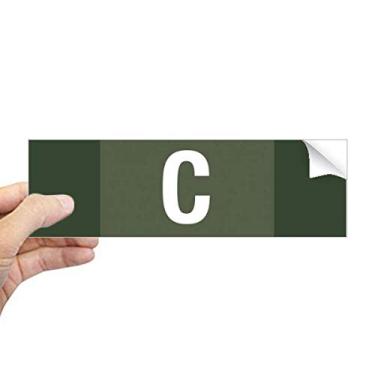 Imagem de DIYthinker C Adesivo retangular de ciência de elemento químico de carbono, decalque de janela para notebook