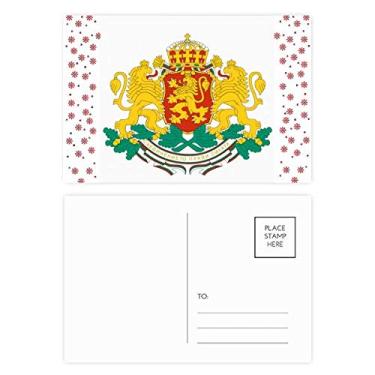Imagem de Cartão postal de Natal com emblema nacional Sofia Bulgaria