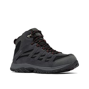 Imagem de Columbia Tênis masculino Crestwood Mid impermeável para caminhada, Preto, carvão, 11 Wide