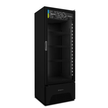 Imagem de Refrigerador Vertical Metalfrio Porta de Vidro 406 Litros VB40AH 127V Essential ALL BLACK