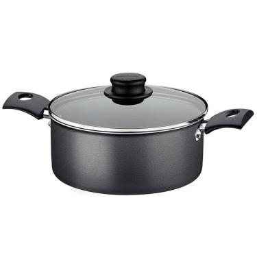 Imagem de  Caçarola De Alumínio Grande Tramontina 2 Litros Antiaderente Turim Funda Cinza