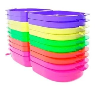 Imagem de Genérico - ESTOJO APARELHO E PROTESE TOTAL XL AROMA OGP 10 UNID SORTIDO - Anel - Case - Caixa - Vermelho, Laranja, Amarelo, Verde, Azul, Roxo - Boêmio - Festa de Coquetel - Unissex