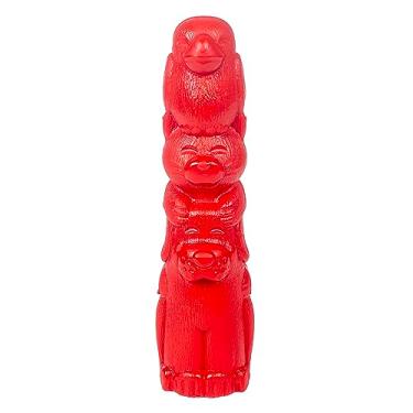 Imagem de Pet Games Mordedor Super Resistente Totem Nylon Vermelho Tamanho G Para Cães