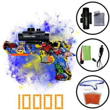 Arma De Brinquedo Tipo Nerf Com 900 Orbez Barata