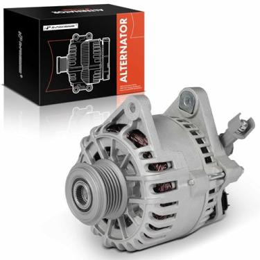Imagem de A-Premium Alternador compatível com Ford Focus 2004 2.0L, 12V 110A polia de embreagem de 6 ranhuras no sentido horário, substituição # 2M5V-10300-AA, 2M5Z-10346-AB