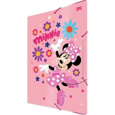 Imagem de Pasta com Elástico, Plástica, Minnie, Ofício, Dac, Pacote com 10 Unidades