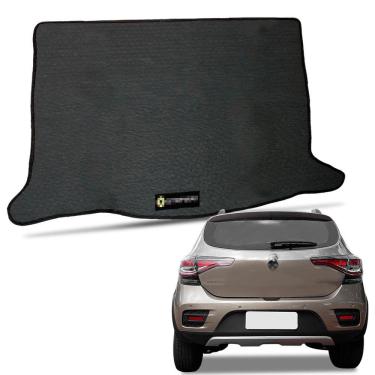 Imagem de Tapete Porta Malas para Sandero Stepway 2014 a 2020 Borracha Automotivo com Bordado