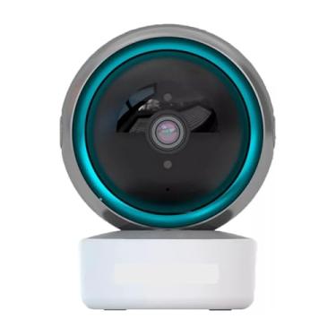 Imagem de Câmera de Segurança, 360, Sensor De Movimento, Visão Noturna, 1080p Full HD, Aúdio Bidirecional, Inteligente Wifi, Alexa, Google