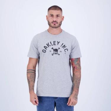 Imagem de Camiseta Oakley Inc Skull Cinza