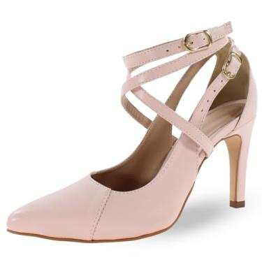 Imagem de Scarpin Modarpe Bico Fino Palmilha Confort Feminino S11 (Rosa Claro, BR, Adulto, Numérico, 37)