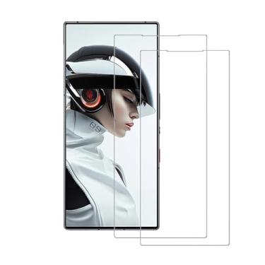 Imagem de AISELAN Película protetora de tela ZTE Nubia Red Magic 9 Pro/Nubia Red Magic 9 Pro+, [2 unidades] Película de vidro temperado transparente HD antiarranhões para ZTE nubia Red Magic 9 Pro/9PRO+ (6,8