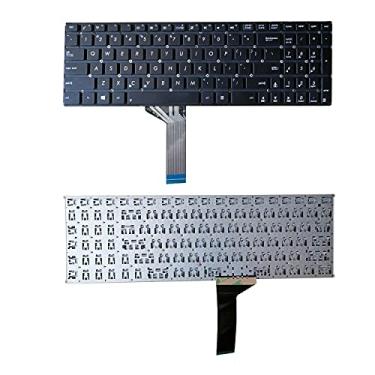 Imagem de Yesvoo Teclado americano para Asus W519LI W519LP X503SA X553MA X555LD A555LA A555LF D553M F553M F554L F554LI F555L F555LN K553 K555 K555LB K555LN N K555 ZA R515MA R556L R556LB R556LJ VM590 VM590LD