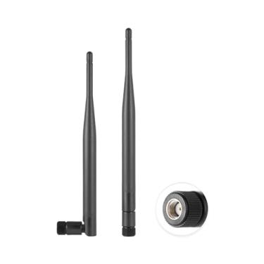 Imagem de POBADY 2PCS 4G LTE Antena Celular 5dBi RP-SMA Antena Macho Compatível com Roteador 4G LTE Modem IoT Gateway Roteador Hotspot Celular Sem Fio