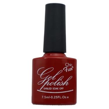 Imagem de Esmalte Em Gel Chic & Fun 7,5ml Led/uv Unhas Manicure Nail C/Registro (042, x 2un)