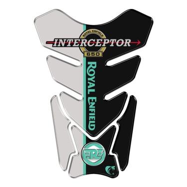 Imagem de Protetor Adesivo Moto Resinado Interceptor 650 Verde Cor Verde