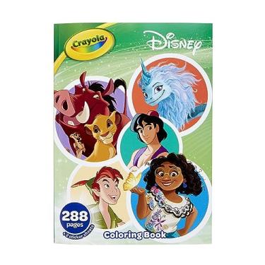 Imagem de Crayola: Livro de Colorir Disney (288pgs + 2 Folhas de Adesivos), Ideal para Crianças de 3 Anos ou Mais
