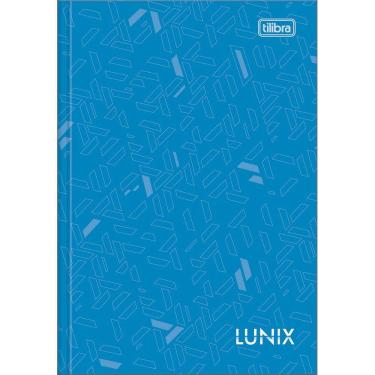 Imagem de Caderno Brochura Capa Dura 1/4 Lunix 80 Folhas Cores Roxo, Rosa, Azul e Preto