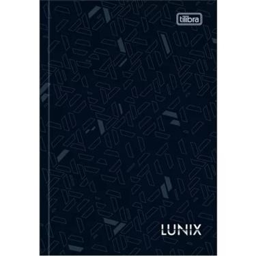 Imagem de Caderno Brochura Capa Dura 1/4 Lunix 80 Folhas Cores Roxo, Rosa, Azul e Preto