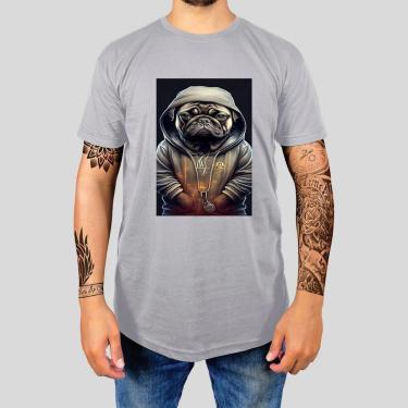 Imagem de Camiseta Masculina Casual Algodão Premium Gola Redonda Estampada Lili-Masculino
