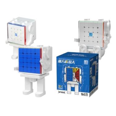 Imagem de Cubo Mágico 5x5 Moyu Mfjs 5m Magnético +Robô Expositor