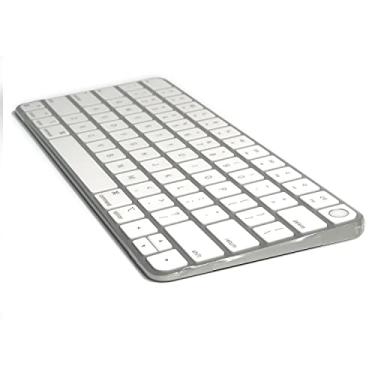 Imagem de Kiss Cover para teclado/capa de controle para iMac Apple teclado mágico sem fio com Touch ID (sem teclado numérico) [pacote com 2] - cobertura completa protege Touch ID à prova d'água fácil de limpar