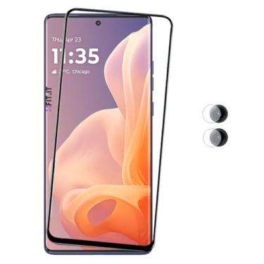 Imagem de Kit Película 5d 9d Ceramica + Pelicula Lente Câmera Compatível com Motorola Moto G85