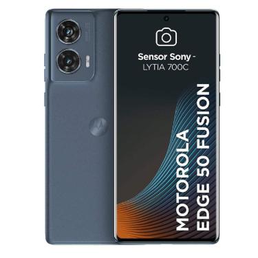 Imagem de Smartphone Motorola Egde 50 Fusion 5G 256GB 16GB RAMBoost Tela 6.7" 120Hz Câmera 50MP + Selfie 32MP - Blue Teal