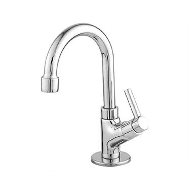 Imagem de Torneira Bica Móvel Mesa Banheiro Alavanca com 1/4 de Volta