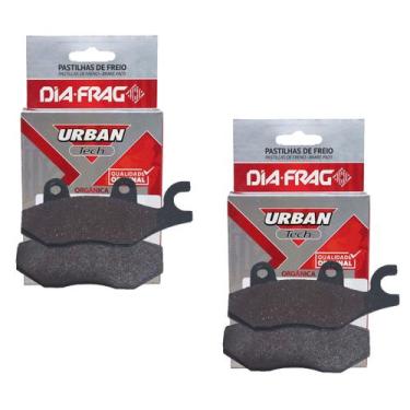 Imagem de Kit Pastilhas de Freio Kawasaki Ninja 250 / Ninja 300 / Z 300 Diafrag