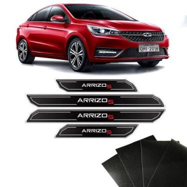 Imagem de Kit Soleira Diamante Arrizo 5 Chery Com Protetor De Porta - SPORTINOX