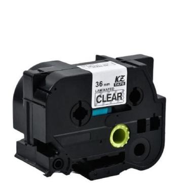 Imagem de Fita Aplicável Brother Tz Tze 161 Incolor Letra Preta 36Mm - Dcx