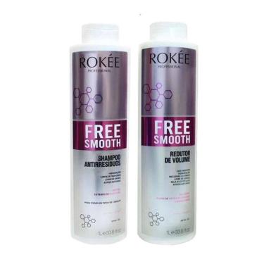 Imagem de Kit  Shampoo Antirresíduos 1L + Progressiva 1kg Free Smooth