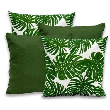 Imagem de kit 4 Capas de Almofadas 40x40cm Decorativa Estampadas  Gorgurinho - B
