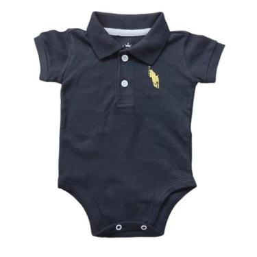 Imagem de Body Piquet Manga Curta Masculino Bordado Cavalo - Patrulha Street, Pr