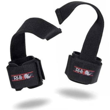Imagem de Strap 100% Algodão Tala Com Munhequeira Macia Pra Musculação - Spank