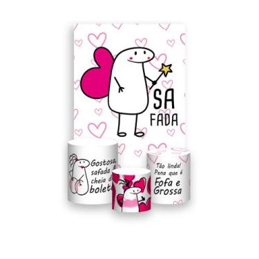 Imagem de Painel De Festa Vertical 1,50 x 2,20 + Trio De Capas Cilindro - Flork 