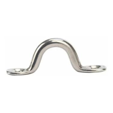 Imagem de Alça Passa Cabo Convés Inox Suporte Defensa Importado 8mm - Noster
