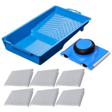 Imagem de Pad Para Recorte De Pintura Com 6 Refis E 1 Bandeja 250ml - Atlas