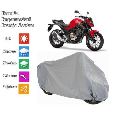 Imagem de Capa Cobrir Moto Honda Cb 500F 100 % Impermeável E 100% - Bezzter