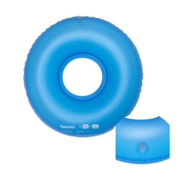 Imagem de Almofada Redonda Inflável C/ Orifício AntiEscaras Ortopédica - Aquason