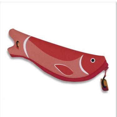 Imagem de Estojo escolar infantil Peixe Sardinha Divertida - Cá e Acolá