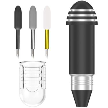 Imagem de Lâmina de corte + carcaça, lâmina de ponta profunda e lâmina de tecido colado e lâmina de ponta fina premium, para artesanato personalizado, compatível com Cricut Maker/3, Explore, Explore Air2/3 e